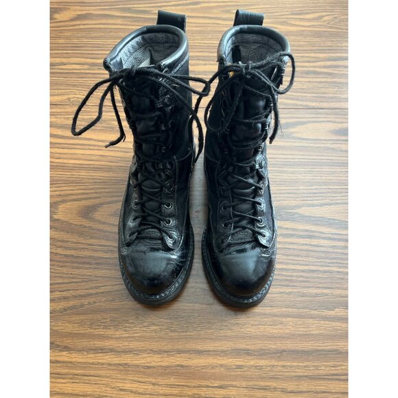 Matterhorn black lace up combat boots size 5.5 - Picture 1 of 9
